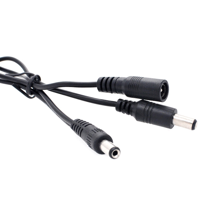 DC Male To DC Male + DC Female Power Connection Cable, Length: 0.3m DC Male To DC Male + DC Female Power Connection Cable, Length: 0.3m